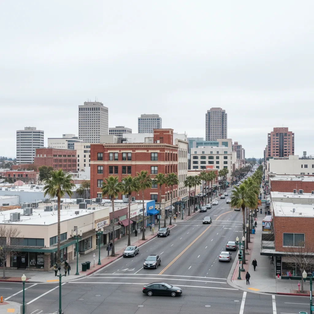Lancaster, CA business district